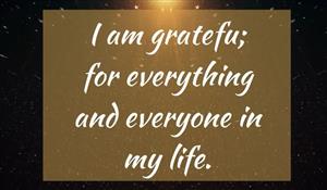 Positive Affirmation for Gratitude